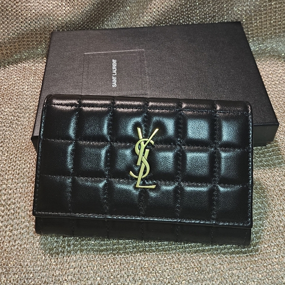 SAINT LAURENT Cassandre Carré Card Case - Picture 5 of 7